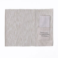 Conjunto de individual com bolsa para talheres e guardanapo