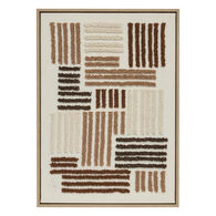 Quadro decorativo 3d  EMIR castanho 70x50cm,  Quadro decorativo 3d  EMIR castanho 70x50cm