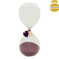 Ampulheta BELLI de vidro 20cm,  Ampulheta BELLI de vidro 20cm