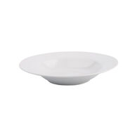 Prato de sopa GIZ branco em cer&acirc;mica 23cm