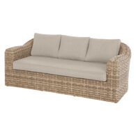 Sofá MOORÉA savana em rattan sintético 3 lugares