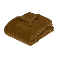 Edred&atilde;o fundo de cama MIDNIGHT castanho 70x180cm