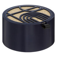 Caixa OLME azul escuro e bege em mdf 8,5x15cm