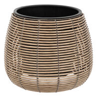 Vaso Efeito Rattan