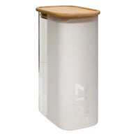 Frasco para arroz em vidro e bambu 16cl,  Frasco para arroz em vidro e bambu 16cl