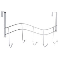 Cabide para porta com 5 ganchos em metal