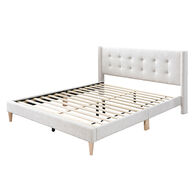 Cama PEARL bege 160x200cm
