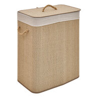 Cesto roupa wc STEMPY castanho 100l