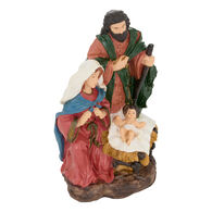 Pres&eacute;pio com 3 figuras 9x7x16.5cm