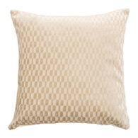Almofada SELIA bege em veludo 40x40cm