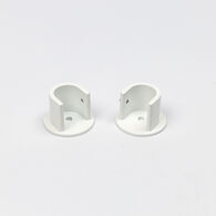 Conjunto 2 suportes mural branco mate