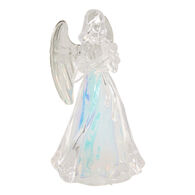 Anjo luminoso com 1 led branco quente