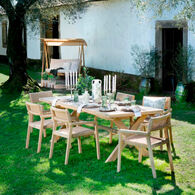 Mesa fixa XENIA em madeira eucalipto