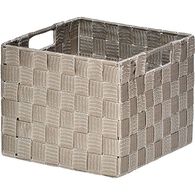 Cesto WC Taupe 22x22cm,  Cesto WC Taupe 22x22cm