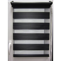 Estore em tecido noite/dia preto 57x180cm