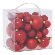 Conjunto de 35 bolas vermelhas