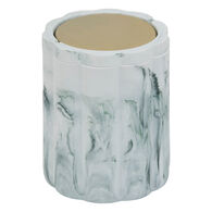 Balde do lixo wc MARBY branco em poliresina 1,5l