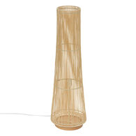 Candeeiro de p&eacute; MAHE em bambu