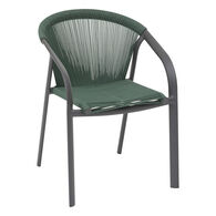 Cadeira empilhável RIU verde,  Cadeira empilhável RIU verde
