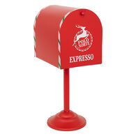 Caixa de correio vermelho em metal 32cm