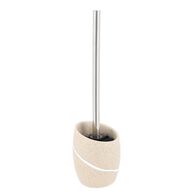 Escova wc bege efeito pedra,  Escova wc bege efeito pedra