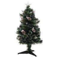 Árvore De Natal Sofia Decorativa Com Pinhas E LEDs 94cm,  Árvore De Natal Sofia Decorativa Com Pinhas E LEDs 94cm