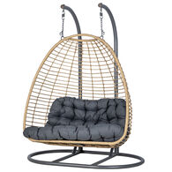 Cadeirão baloiço AJAR em rattan para 2 pessoas,  Cadeirão baloiço AJAR em rattan para 2 pessoas