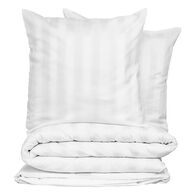 Jogo de cama ISADORA branco de algod&atilde;o 240x220cm