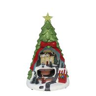 Aldeia árvore com movimento e música