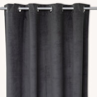 Cortina OTTO cinza escura em veludo 140x260cm