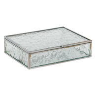 Caixa de bijuteria ANIA prateada 16,5x21,5cm