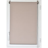 Estore em tecido opaco bege 87x180cm