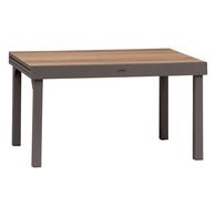 Mesa extensível PIAZZA tonka em alumínio 135-270cm