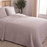 Colcha com 2 capas de almofada taupe 240x260cm