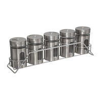 Conjunto de 5 frascos para especiarias