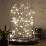 Grinalda com 40 microleds branco quente 395cm