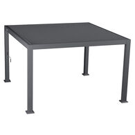 P&eacute;rgola &Eacute;VORA cinza graphite 3,6x3,6m