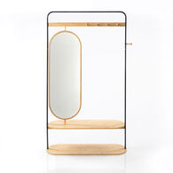 Cabide de entrada com espelho 172cm