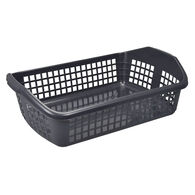 Cesto para roupa baixo cinza 25l