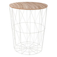 Mesa de apoio GENERIQUE branca 47cm