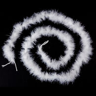 Pluma branca para decoração natalícia 200cm,  Pluma branca para decoração natalícia 200cm