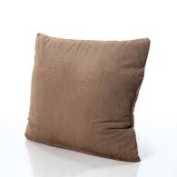 Almofada castanha com pelo 60x60cm
