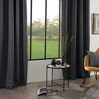 Cortina FEUIL opaca cinza escura 140x260cm,  Cortina FEUIL opaca cinza escura 140x260cm