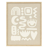 Quadro decorativo PETRA com relevo