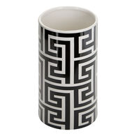 Jarra THE PALM RESORT branco e preto 26cm