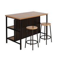 Conjunto de m&oacute;vel e 2 bancos MAISIE