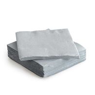 Conjunto de 30 guardanapos cinza 38x38cm