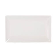 Travessa ELITE branca em cerâmica 15x25cm