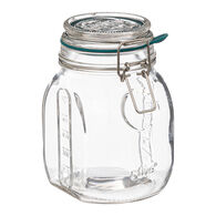 Frasco de vidro com tampa herm&eacute;tica 750ml