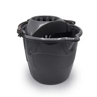 Balde redondo com espremedor cinza 12l,  Balde redondo com espremedor cinza 12l